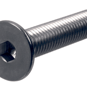 Śruba stożkowa M4x6 czarna imbus – mocowanie piły nutującej w agregatach Hiteco