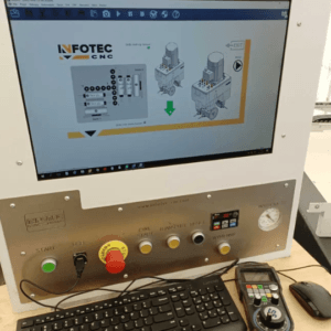 Monitor operatorski do maszyny CNC INFOTEC – oryginalny