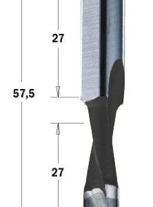 310.060.41 Wiertło NP HW D=6 I=27 L=57,5S=10x25 RH  XTREME-HW