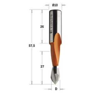313.050.42 Wiertło P HW D=5 I=27 L=57,5S=10x26 LH  XTREME-HW