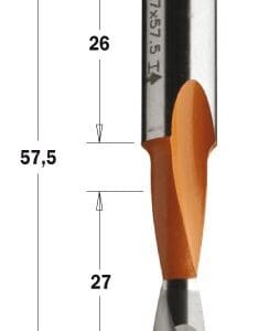 313.080.42 Wiertło P HW D=8 I=27 L=57,5S=10x26 LH  XTREME-HW