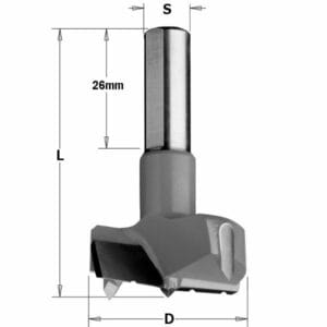317.350.11C Wiertło Puszko HW+ Łam.WiórD=35 L=57,5 S=10x26 RH