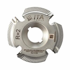 DGB.Głowica D=72,5/61 I=19 F=20+2CH Z=4 H=3,0 R=2 LH Holz-her FF701/1833
