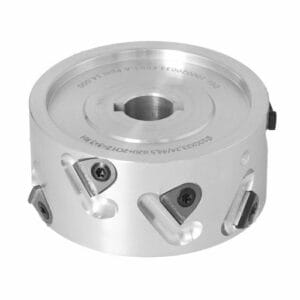 DGL.Głowica D=100 I=33,24/44,5 d=20+2CHZ=3+3 (9) a30° H=3 RH podfr. górne 2,5 mm + kołnierz dolny 3,5 mm