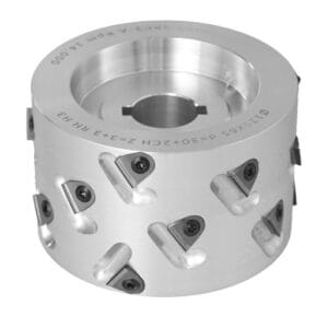 DGL Głowica DIA D=125 I=65 d=30+2CH      Z=3+3 (18) a35° H=3 RH podfr.obustronne 14,5+4,5  / KDT