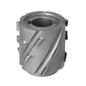 DGM.Głowica D=60 l=54/63,5 d=25+2CH Z=2+2 (14) H2,5 LH z kołnierzem górnym + podfr. dolne 43x1,5 mm / STANDARD