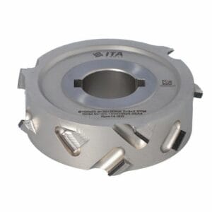 DGM.Głowica D=100 F=30+2CH I=25 LNZ=3+3 H=4,5 A=45°  SYM / LOW NOISE / + dystans D30x15 mm