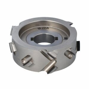 DGM Głowica DIA D=100 l=32 d=30+2CHZ=3+3 (12) H=4,5 a45° SYM / podfr. obustronne + 3 dystanse