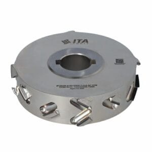 DGM Głowica DIA D=125 I=26/33 d=30+2CHLN Z=4+4 (16) H=4,0 a54° SYM / LOW NOISE