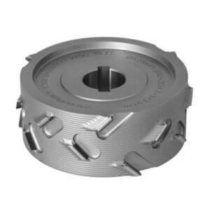 DGM Głowica DIA D=125 I=45 d=30+2CHZ=3+3 (Z18) H=4,5 SYM / podfr. obustr. / a45° / BARYŁKA R=1100 / LOW NOISE