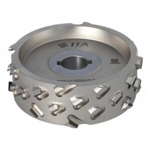 DGM.Głowica D=150 l=46 d=30+2CH LNZ=4+4 H=4,5 a54° LH / podfr. obustronne 13 mm / LOW NOISE