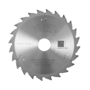 ITA TOOLS Podcinak trapezowy PCD D125 F22 Z24 K3,0/4,0 P2,5 H4 TNS (CON+ATB) DSB.125022024.004