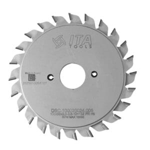 ITA TOOLS Podcinak składany PCD D100 F20 Z12+12 K2,8-3,6 P2,2 H6 PR (FTG) DSC.100020024.006