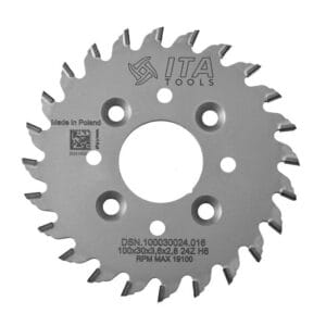 ITA TOOLS Piła tarczowa PCD do rowkowania D100 F30 Z24 K3,6/2,8 H6 NSF (ATB/C) DSN.100030024.016