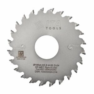 ITA TOOLS Piła tarczowa PCD do rowkowania D100 F30 Z24 K4,0/2,8 H4 PR (FTG) DSR.100030024.014
