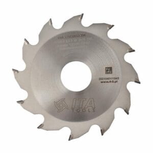 ITA TOOLS Piła tarczowa PCD do rowkowania D125 F30 Z12 K3,5/2,5 H6 PR (FTG) DSR.125030012.3P6