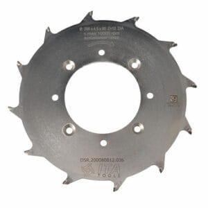 ITA TOOLS Piła tarczowa PCD do rowkowania D200 F80 Z12 K4,5/3,2 H6 PR (FTG) DSR.200080012.036