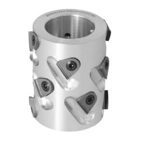 DGL.Głowica D=60 I=64/74,5 d=20+2CH Z=2+2 (12) a30° H=3 RH podfr. górne 30,5 mm + kołnierz dolny 2,5 mm