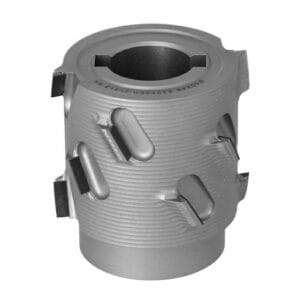 DGM.Głowica D=60 l=48 d=25+2CH LN Z=2+2 (12) H4,5 RH kołnierzem do Felder G360