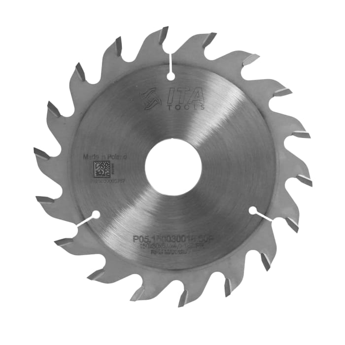 ITA TOOLS Piła tarczowa HM do rowkowania D150 F30 Z18 K6,0/4,0 PR (FTG) P05.150030018.60P