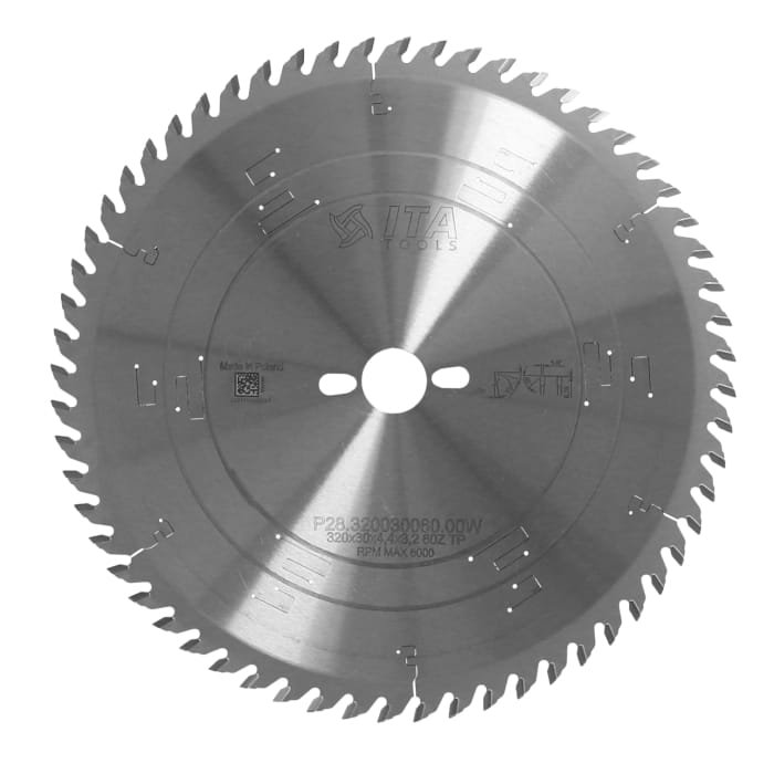 ITA TOOLS Piła tarczowa HM do pilarki panelowej D320 F30 Z60 K4,4/3,2 TP (TCG) P28.320030060.00W