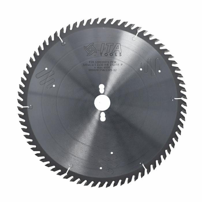 ITA TOOLS Piła tarczowa HM do pilarki panelowej D320 F30 Z72 K4,4/3,2 TCG NANO P30.320030072.PFW