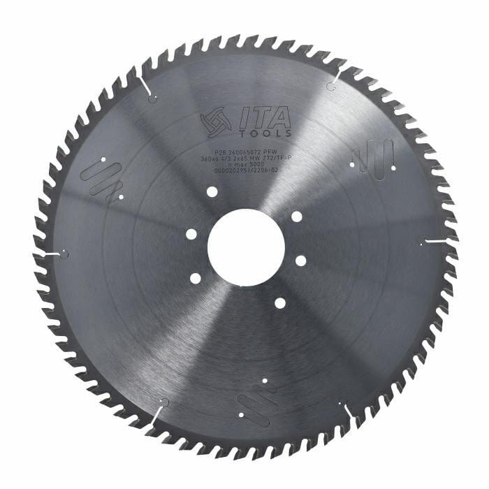 ITA TOOLS Piła tarczowa HM do pilarki panelowej D360 F65 Z72 K4,4/3,2 TCG NANO P30.360065072.PFW