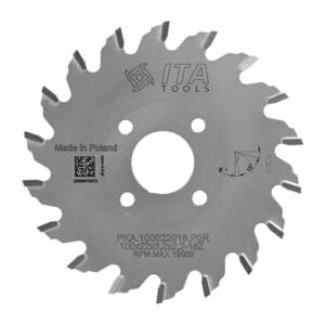 PKA.(M) Piła D=100 F= 22 Z= 18 K/P=3,2/2,2 PR PH:4/M4(4,6-9,0)/36 RH