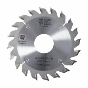 ITA TOOLS Piła tarczowa HM do okleiniarek D116 F30 Z20 K3,4 L Poz. PKA.116030020.P0L