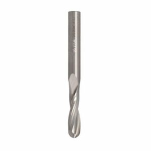 FrezVHM Z2 D=6,35 I=25,4 L=63,5 S=6,35   RH wyk. kulisty R=3,175 aluminium i tworzywa sztuczne