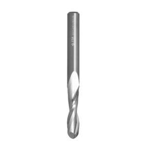 FrezVHM Z2 D=6,35 I=25,4 L=63,5 S=6,35   RH wyk. kulisty R=3,175 aluminium i tworzywa sztuczne