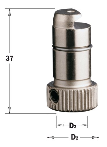 360.001.02 Uchwyt do Biesse D=20 d=10LH