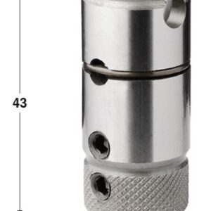 360.201.00 Szybkozłączka D3=10 D2=20L=43 RH+LH MORBIDELLI