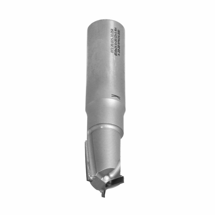 Frez diamentowy PCD Z2+1 D20 I25 S20 Negatyw ITA TOOLS DT2.20.025.20.0SR - obrazek 2