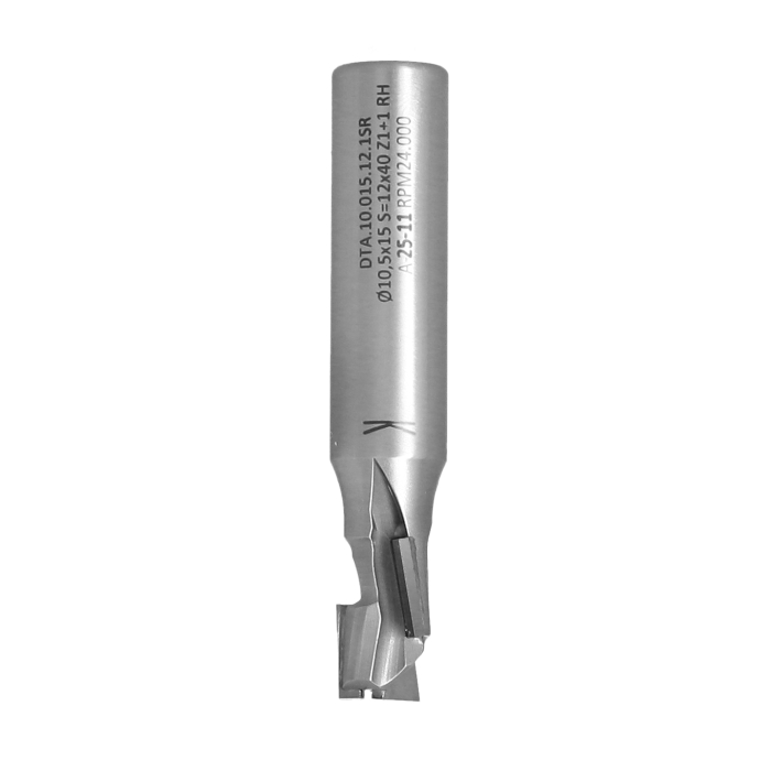 Frez diamentowy PCD Z1+1 D10,5 I15 S12 ITA TOOLS DTA.10.015.12.1SR - obrazek 3