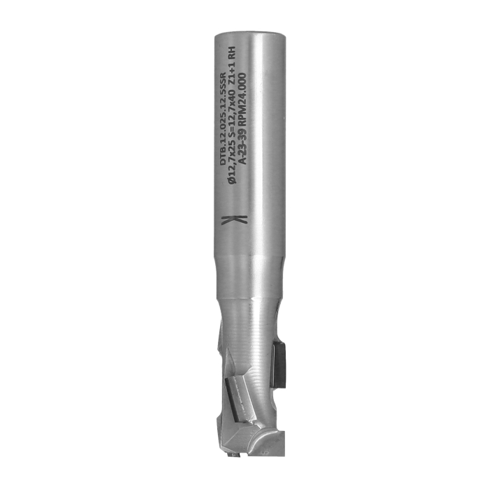 Frez diamentowy PCD Z1+1 PRO D12,7 I25 S12,7 ITA TOOLS DTB.12.025.12.5SSR - obrazek 3