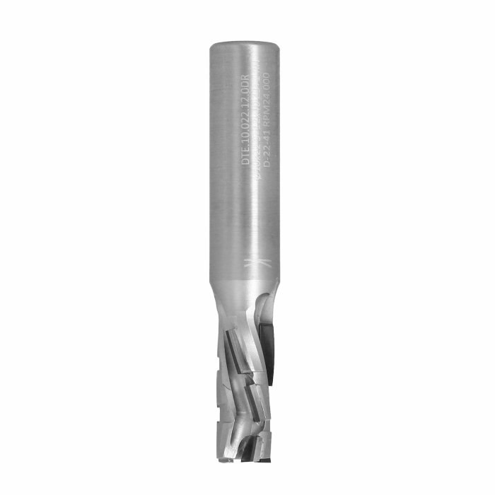 Frez diamentowy PCD Z3+1 TURBO D10 I22 S12 Negatyw ITA TOOLS DTE.10.022.12.0DR - obrazek 4