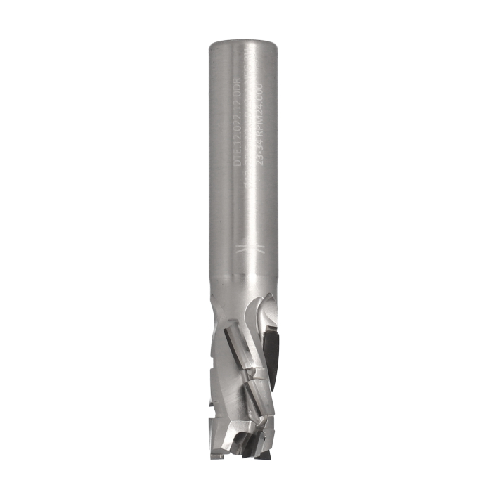 Frez diamentowy PCD Z3+1 TURBO D12 I22 S12 Negatyw ITA TOOLS DTE.12.022.12.0DR - obrazek 4