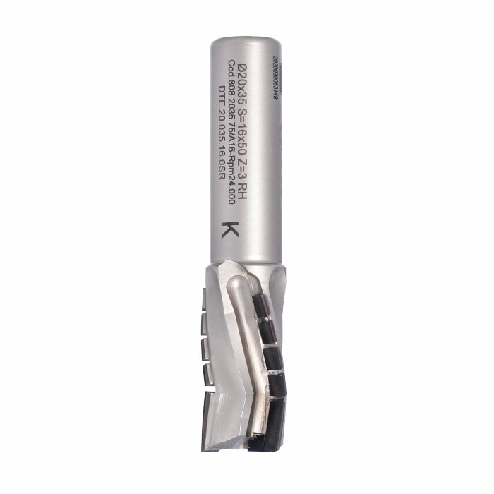 Frez diamentowy PCD Z3+1 TURBO D20 I35 S16 ITA TOOLS DTE.20.035.16.0SR - obrazek 2