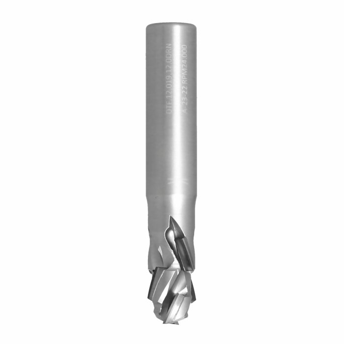 Frez diamentowy PCD Z2+2 D12 I19 S12 Negatyw ITA TOOLS DTF.12.019.12.0DRN - obrazek 4
