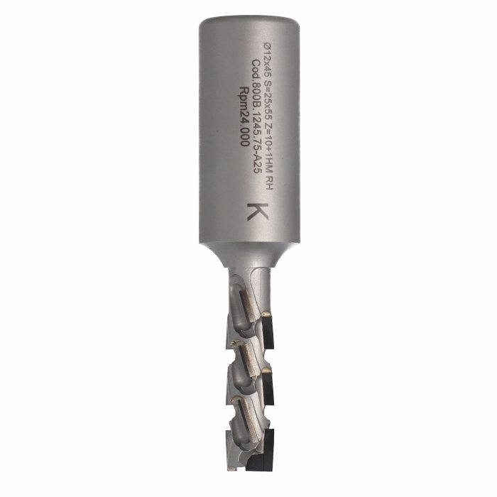 Frez diamentowy PCD Z2+2 D12 I45 S25 ITA TOOLS DTN.12.045.25.0SR - obrazek 4