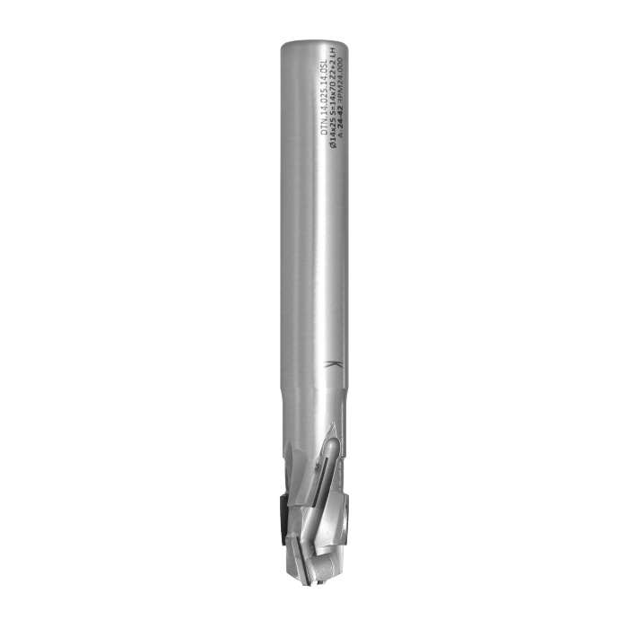 Frez diamentowy PCD Z2+2 D14 I25 S14 LH ITA TOOLS DTN.14.025.14.0SL - obrazek 4