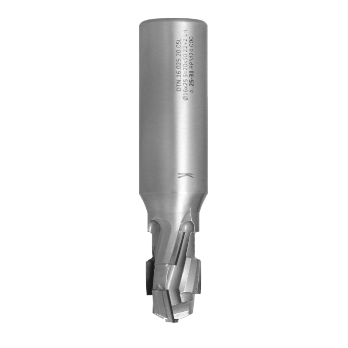 Frez diamentowy PCD Z2+2 D16 I25 S20 LH ITA TOOLS DTN.16.025.20.0SL - obrazek 4
