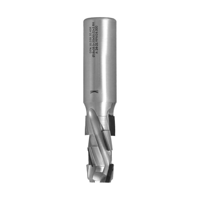Frez diamentowy PCD Z2+2 D18 I38 S20 ITA TOOLS DTN.18.038.20.4SR - obrazek 4