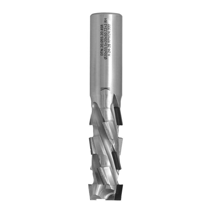 Frez diamentowy PCD Z2+2 D20 I55 S20 ITA TOOLS DTN.20.055.20.4SR - obrazek 4