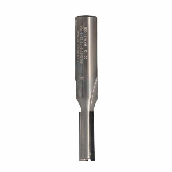 Frez diamentowy PCD Z2+1 D8,3 I25 S12 ITA TOOLS DTS.08.025.12.2MR