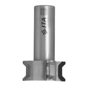 Frez diamentowy PCD Z4 D40 I14 S20 faza 45°/45° do fazowania krawędzi ITA TOOLS FDE.40.014.20.1SR