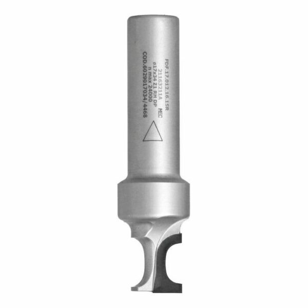 Frez diamentowy PCD Z1 D17 I12 S16 R4/R4 do zaokrąglania krawędzi ITA TOOLS FDF.17.012.16.1SR
