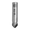 Frez diamentowy PCD Z2 D12 I5 S12 a45° do fazowania krawędzi ITA TOOLS FDH.12.005.12.1SR