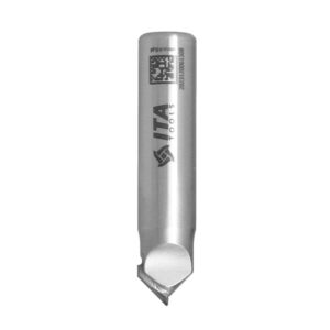 Frez diamentowy PCD Z1 D12 I6 S12 a45° do fazowania krawędzi ITA TOOLS FDH.12.006.12.0SR